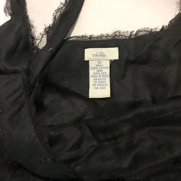 EUC Odille for Anthropologie embroidered top sz 12 - Picture 5 of 12